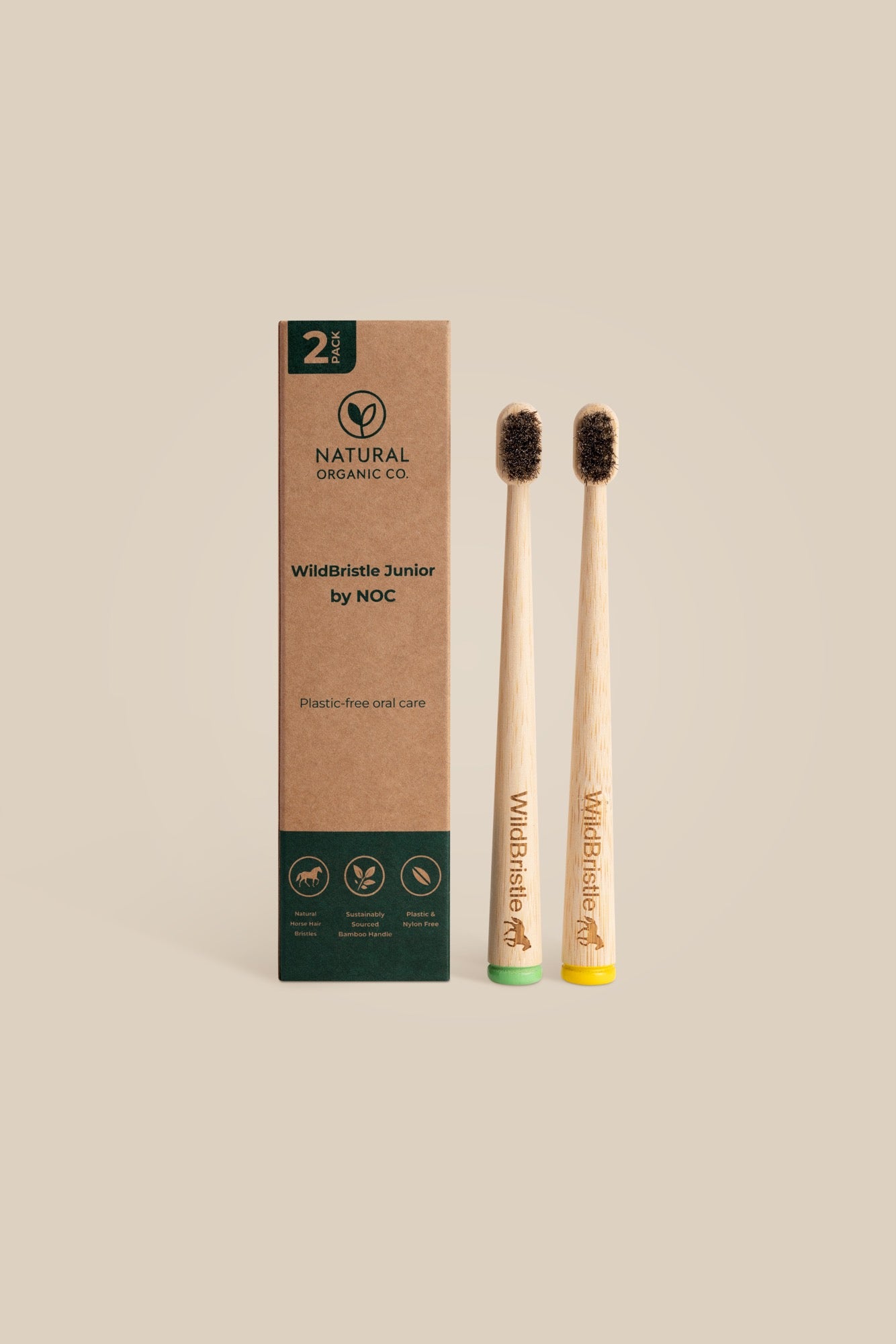 WildBristle Junior Kids Bamboo Toothbrush