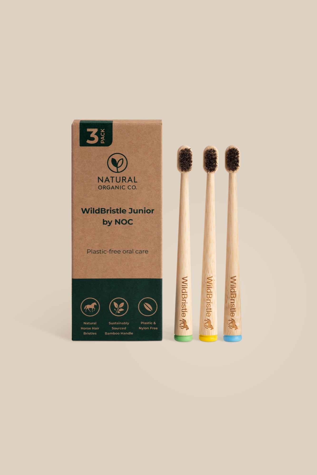 WildBristle Junior Kids Bamboo Toothbrush