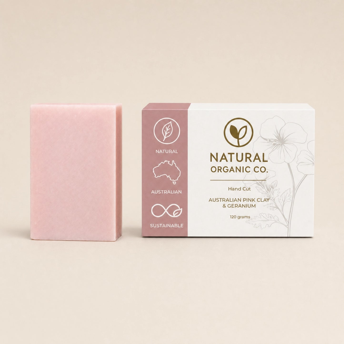 Australian Pink Clay & Geranium